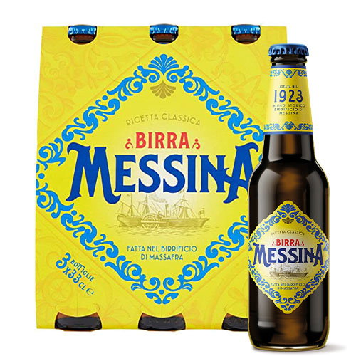 Birra Messina Classica, pack de 3 x 33 cl
