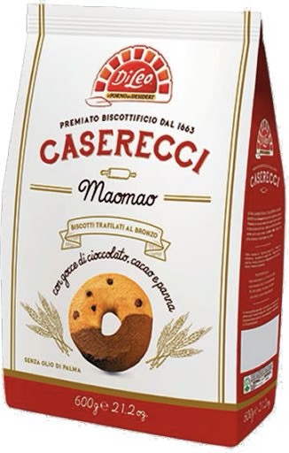 Biscuits maomao aux pépites de chocolat et crème 600 g caserecci
