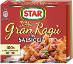 Gran Ragù. Sauce bolognaise avec saucisses