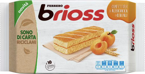 Kinder Brioss Albicocca e Cereali