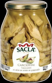 Cœurs d’artichauts à l’huile bocal 960 g