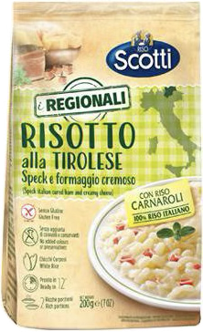 Risotto alla Tirolese (Speck et fromage crémeux)