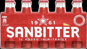 Sanbitter rosso 10 cl × 10