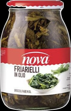 Friarielli à l’huile bocal verre 1,062 kg