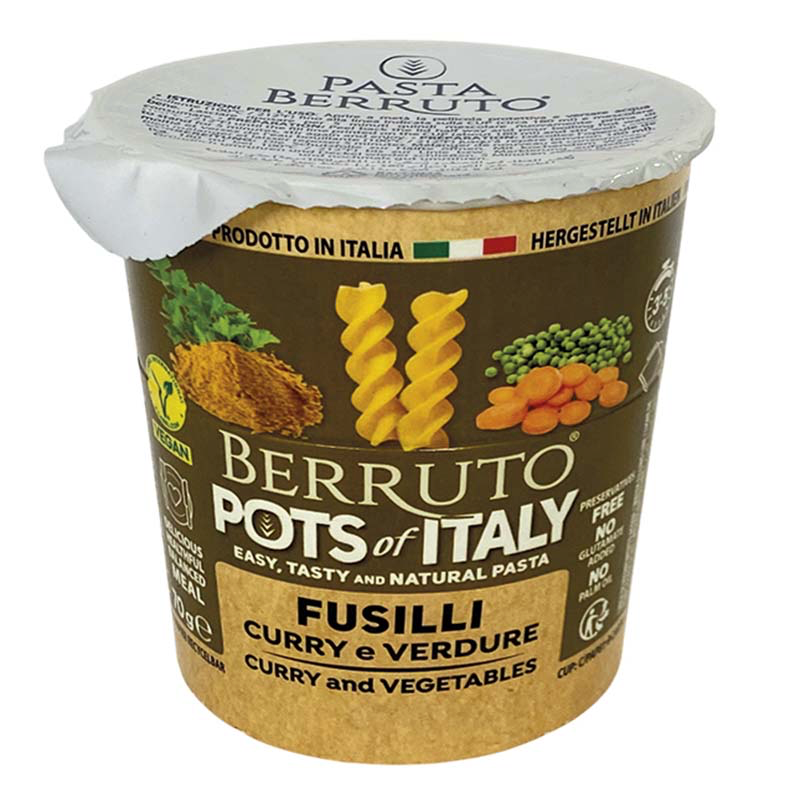 Fusilli au curry et légumes