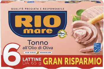 Tonno all’Olio d’Oliva Gr. 65 x 6