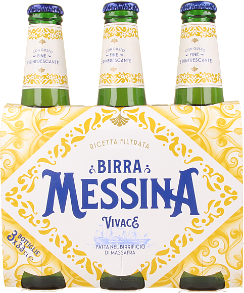 Birra Messina Vivace, pack de 3 x 33 cl