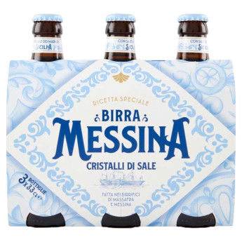 Birra Messina Cristalli di Sale pack de 3 x 33 cl
