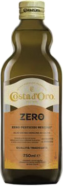 Costa d’Oro Zero Zero Pesticidi Residui Olio Extra Vergine di Oliva