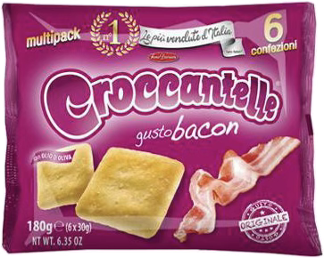 Croccantelle Saveur Bacon – Multipack 6x30g