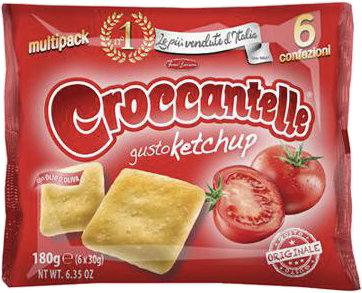 Croccantelle Saveur Ketchup – Multipack 6x30g