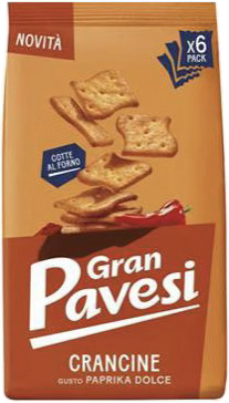 Gran Pavesi Crancine Saveur Paprika doux