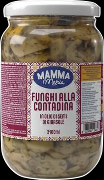 Champignons coupés à l’huile de graines de tournesol (qualité paysanne) 3,10 kg