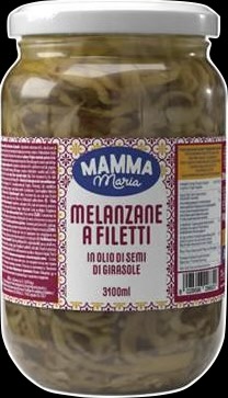 Aubergines en lanières à l’huile de tournesol 3,10 kg