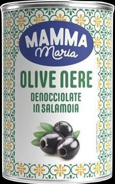 Olives noires dénoyautées en saumure (4,25 kg)