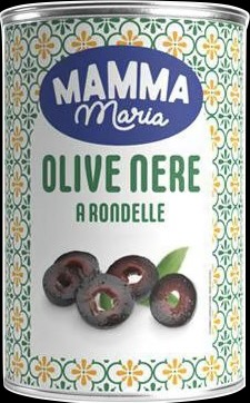 Olives noires en rondelles en saumure (4,25 kg)
