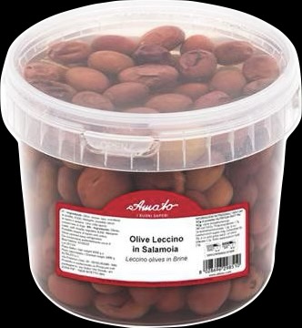 Olives Leccino en saumure (seau, 5 kg)