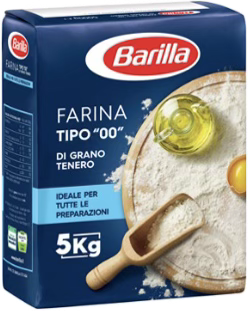 Farine de blé tendre de type «00» 100 % italienne, 5 kg